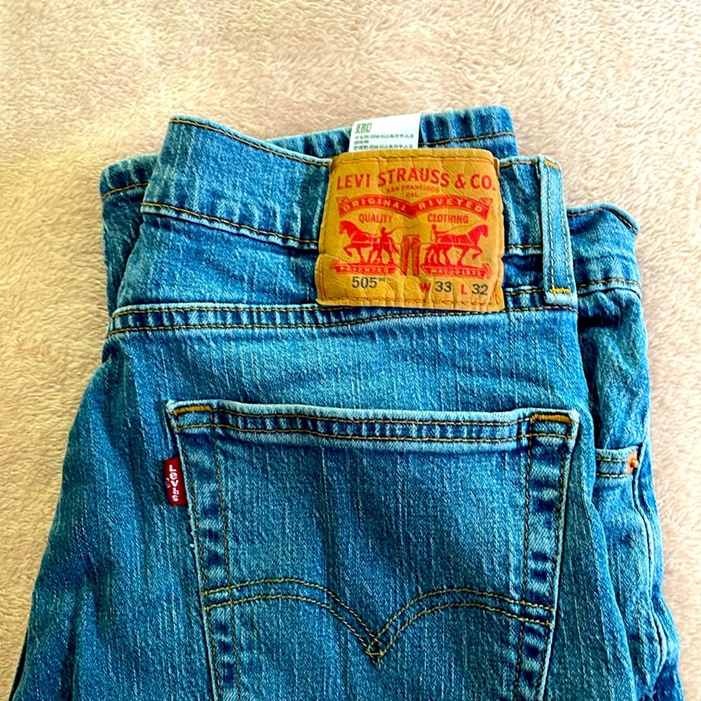 Men’s Levi Straus original riveted jeans